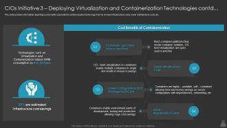 Cios Initiative 3 Deploying Virtualization And Contd It Cost Optimization Priorities By Cios