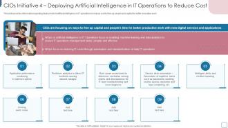 Cios Initiative 4 Deploying Improvise Technology Spending For Enhanced Resilience