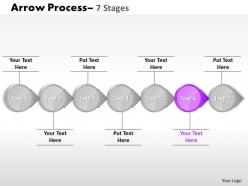 Circle arrow 7 stages 11