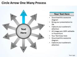 Circle arrow one many process 10 5
