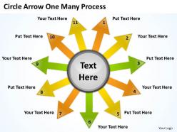 Circle Arrow One Many Process 11 5