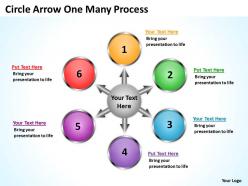 Circle arrow one many process 11
