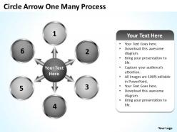 Circle arrow one many process 11