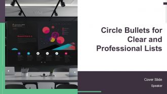 Circle Bullets For Clear And Professional Lists PPT Template AT