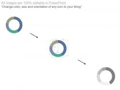 Circle donut chart with percentage graph powerpoint slides