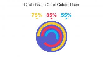 Circle Graph Chart Colored Icon In Powerpoint Pptx Png And Editable Eps Format