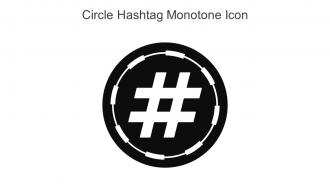 Circle Hashtag Monotone Icon In Powerpoint Pptx Png And Editable Eps Format