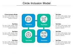 Circle inclusion model ppt powerpoint presentation infographic template aids cpb