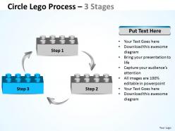 Circle lego process 3 stages 11