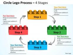Circle lego process 4 stages 11
