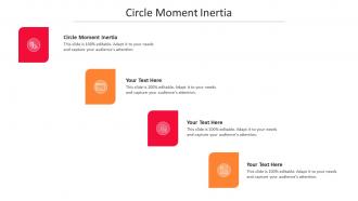 Circle moment inertia ppt powerpoint presentation model diagrams cpb