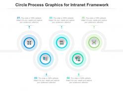 Circle process graphics for intranet framework infographic template