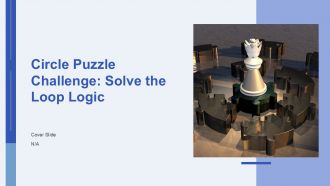Circle Puzzle Challenge Solve The Loop Logic PPT Outline AT