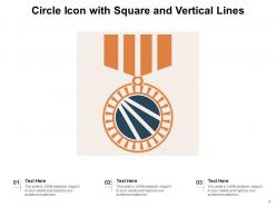Circle With Lines Straight Square Vertical Diagonal Arrows