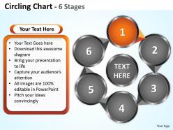 4652759 style cluster surround 6 piece powerpoint template diagram graphic slide