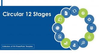 Circluar 12 Stages PowerPoint PPT Template Bundles