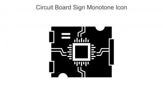 Circuit Board Sign Monotone Icon In Powerpoint Pptx Png And Editable Eps Format