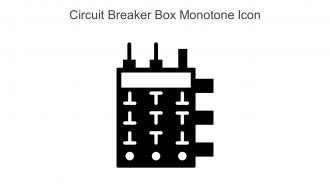 Circuit Breaker Box Monotone Icon In Powerpoint Pptx Png And Editable Eps Format