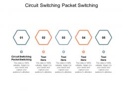 Circuit switching packet switching ppt powerpoint presentation ideas information cpb