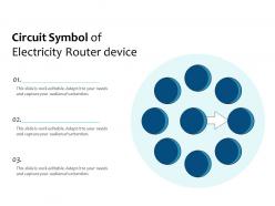Circuit symbol of electricity router device