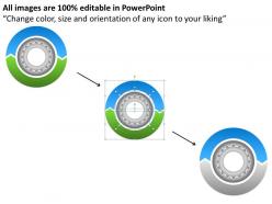 43534573 style circular loop 2 piece powerpoint template diagram graphic slide