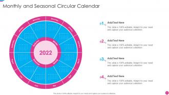 Circular Calendar Powerpoint Ppt Template Bundles