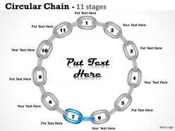Circular chain 11 stages