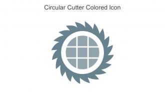 Circular Cutter Colored Icon In Powerpoint Pptx Png And Editable Eps Format