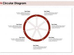 Circular diagram capture m406 ppt powerpoint presentation slides background designs