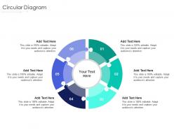 Circular diagram internet marketing strategy and implementation ppt structure