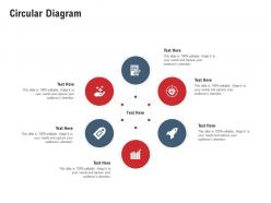 Circular diagram pitchbook for acquisition deal ppt icons