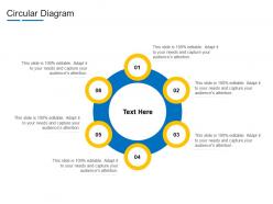 Circular Diagram Product Channel Segmentation Ppt Brochure