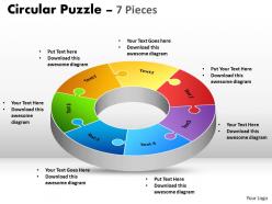 Circular Diagram Puzzle 7 Pieces 11