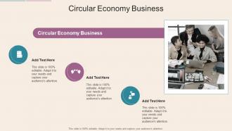 Circular Economy Business In Powerpoint And Google Slides Cpb