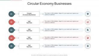 Circular Economy Businesses In Powerpoint And Google Slides Cpb