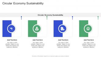 Circular Economy Sustainability In Powerpoint And Google Slides Cpb