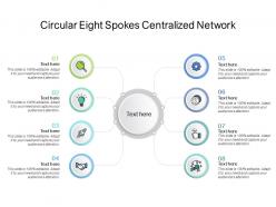 Circular eight spokes centralized network