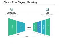 Circular flow diagram marketing ppt powerpoint presentation infographic template graphics cpb