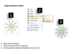 Circular flow illustrate 9 steps in process arrows chart software powerpoint templates
