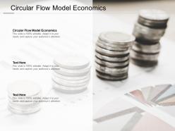 Circular flow model economics ppt powerpoint presentation file images cpb