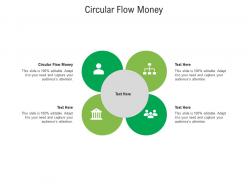 Circular flow money ppt powerpoint presentation gallery good cpb