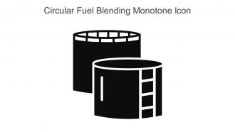 Circular Fuel Blending Monotone Icon In Powerpoint Pptx Png And Editable Eps Format