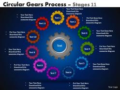 88094146 style variety 1 gears 12 piece powerpoint presentation diagram infographic slide