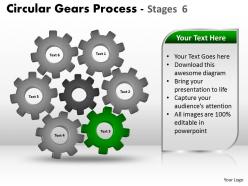 Circular gears process diagrams stages 9
