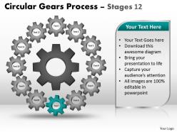 Circular gears process stages 12