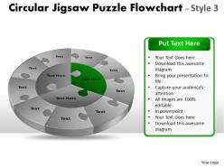 57028076 style division pie-jigsaw 3 piece powerpoint template diagram graphic slide