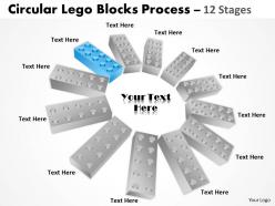 Circular lego blocks 12 stages