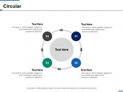 Circular marketing management ppt infographics slide download
