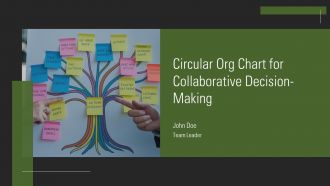 Circular Org Chart For Collaborative Decision Making PPT Template AT