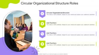 Circular Organizational Structure Roles In Powerpoint And Google Slides Cpb